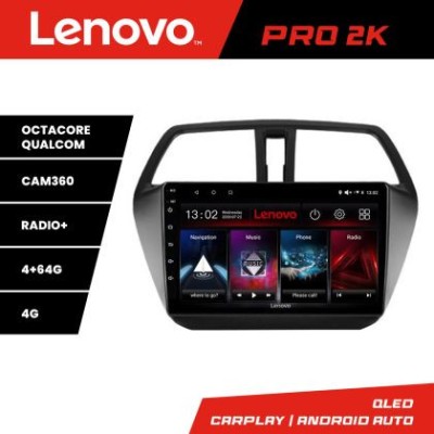 Navigatie Suzuki S-Cross Lenovo Kit-337 8 core QLED 2K 4+64 360 Android Waze USB Navigatie Internet Youtube Radio CarStore Technology foto