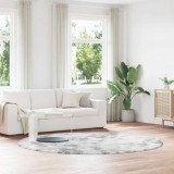 Cumpara ieftin Covor shaggy cu pom &icirc;nalt, NAVARRA, gri argintiu, 240x240 cm