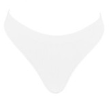 Chiloți String Ribbed Seamless, Albi, pentru Femei, CMCLASS