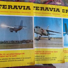 3 reviste Interavia/aviatie, anii'70