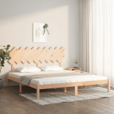 VidaXL Cadru de pat, Super King, 180x200 cm, lemn masiv