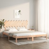 vidaXL Cadru de pat, Super King, 180x200 cm, lemn masiv 3104883