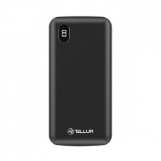 Baterie externa Tellur PD100 cu Power Delivery QC 3.0 10000mAh Negru foto