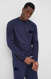 Lacoste bluză bărbați, culoarea bleumarin, cu imprimeu SH7477-RSB