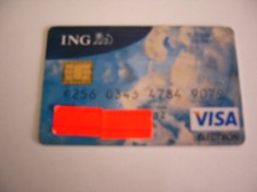 B12 35 - Card bancar foarte vechi - piesa de colectie