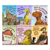 Colectie Carti Copii "How Do Dinosaurs" - Set 6 Carti Educative Ilustrate, Povesti pentru cei mici