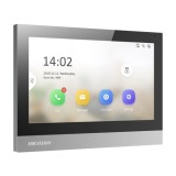 Monitor videointerfon TCP/IP, TFT 7 inch touch screen, WiFi, PoE, Alarma IN - HIKVISION DS-KH8380-WTE1 SafetyGuard Surveillance