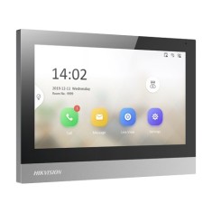 Monitor videointerfon TCP/IP, TFT 7 inch touch screen, WiFi, PoE, Alarma IN - HIKVISION DS-KH8380-WTE1 SafetyGuard Surveillance