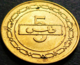 Moneda exotica 5 FILS - BAHRAIN, anul 1992 * cod 4596, Asia