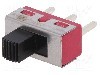 Intrerupator glisant, 2 pozitii, SPDT, ON-ON, C&amp;K - 1101M2S3CQE2
