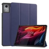 Husa tableta pentru lenovo tab k11 plus - microfibra, auto sleep/wake, protectie antisoc, blue