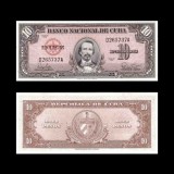 Cuba 1960 - 10 pesos aUNC