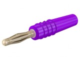 Mufă Banană Violet 2mm 10A 30VAC 60VDC Aurit