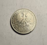 Polonia 1000 zloti zlotych 1983 Papa Ioan Paul II Unc