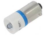 Lampă LED de Control Albastră 24-30VDC BA9S T10