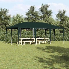 vidaXL Cort pentru Petreceri Verde și alb 600 x 400 x 266 cm 42003432