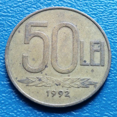 Moneda Romania 50 lei 1992