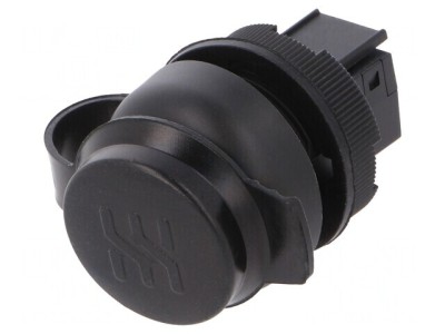Soclu USB 22mm FrontCom IP65 Negru foto
