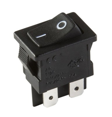 INTRERUPATOR BASCULANT, 19X13MM, SERIA 3634, NEGRU 3634-201.22 INTERB&amp;Auml;R foto