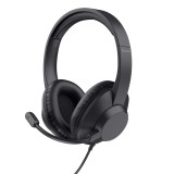 Cumpara ieftin Casti Head-band Trust Ayda Max USB, Wired, Negru