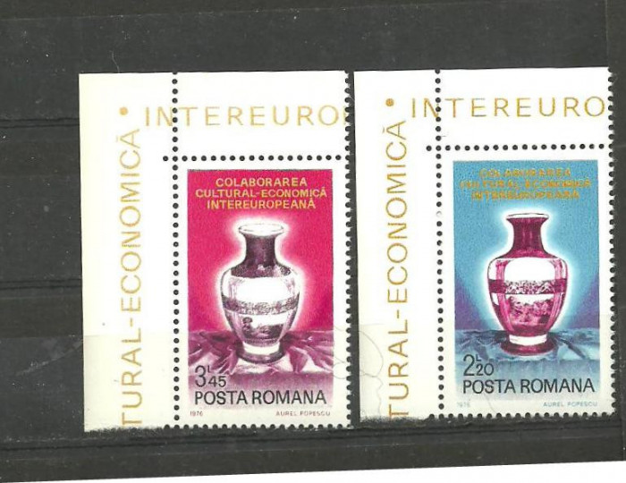 Romania 1976 - EUROPA CERAMICA, serie NESTAMPILATA, F115