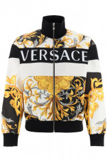 Hanorac Versace barocco acanthus zip-up sweatshirt A87488 A236132 Multicolor foto