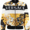 Hanorac Versace barocco acanthus zip-up sweatshirt A87488 A236132 Multicolor