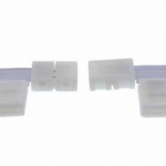 Set 2 bucati conector banda LED 8mm PCB forma T, LEDST-CON-T8-WL