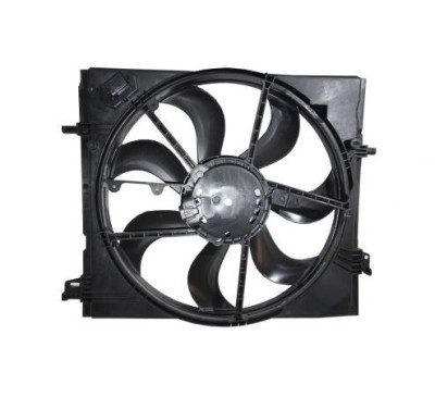 GMV radiator electroventilator Nissan Qashqai (J11), 2013-, motor 1.2 DIG-T, 2.0, benzina, 470; (2 +2) pini foto