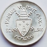 725 Vatican 500 Lire 1975 Pavlvs VI (Forgiveness) km 131 aunc-UNC argint, Europa