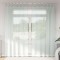 vidaXL Perdele Voile cu Bucle 2 buc Gri deschis 140x245 cm 4102299