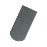 Tiglele ceramice Tondach Solzi cu taietura semicirculara gri inchis