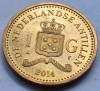 307. Moneda Antilele Olandeze 1 gulden 2014 (King Willem-Alexander), America Centrala si de Sud