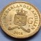 307. Moneda Antilele Olandeze 1 gulden 2014 (King Willem-Alexander)