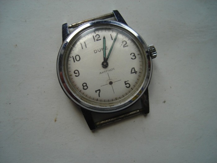 Ceas mecanic englez Duke Antichoc, functioneaza