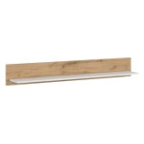 Etajera DTD laminat alb stejar wotan Vilgo 150x20x21 cm