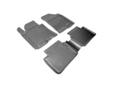 Covorase Cauciuc Tip Tavita Hyundai i30 2018-2024, Protectie Tunel Spate, Interior Auto Negru ALM