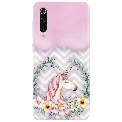 Husa silicon pentru Xiaomi Mi 9, Aesthetic Unicorn foto