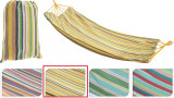 Hamac Stripe, 200x100 cm, policoton, galben /verde, Excellent Houseware