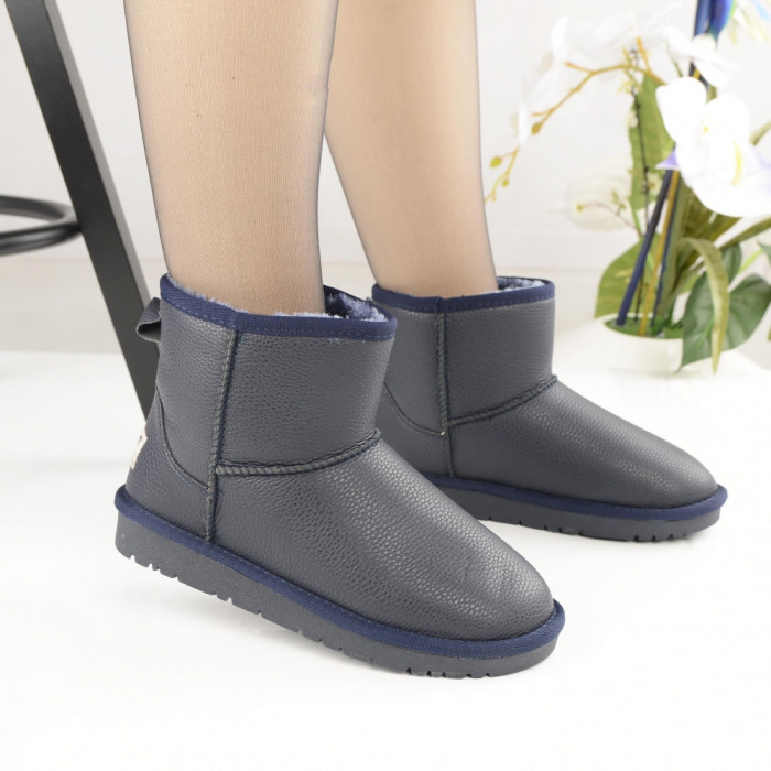 Cizme Tip Ugg De Dama 2298 Albastre