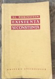 S. L. Rubistein - Existenta si constiinta