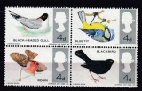 MAREA BRITANIE 1966 FAUNA PASARI SERIE MNH