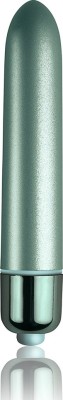 Vibrator Clasic Touch of Velvet, 10 Moduri Vibratii, Aqua Lily, 9 cm foto