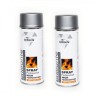 Pachet 2 x Vopsea Spray Brilliante Temperaturi Inalte Argintiu 400 ml