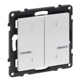 Intrerupator fara fir 4 scenarii Legrand Suno alb 722175