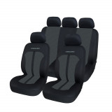 Huse universale premium pentru scaune auto gri+negru &ndash; CARGUARD