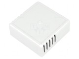 Carcasă universală ventilată ABS gri 70mm x 70mm x 28mm