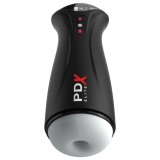 PDX Elite-Fap-Gasm Clear Masturbator cu Sucțiune