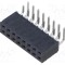 Conector şiruri pini mamă 16 pini 2,54mm aurit THT SAMTEC