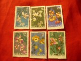 Serie Vietnam Nord 1966 - Flora - Orhidee , 6 valori